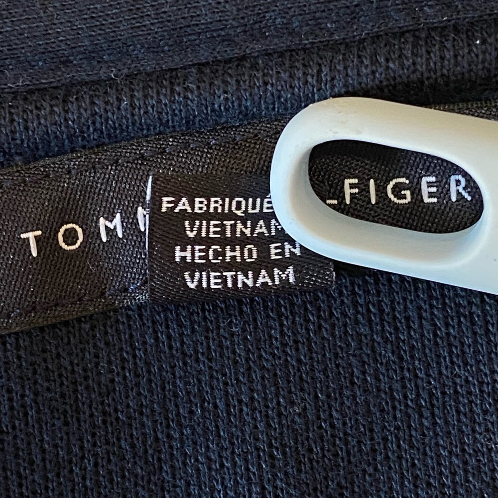 Tommy Hilfiger Sweater Jacket Navy Blue Size Medium - Picture 4 of 9